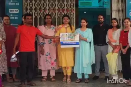 आकर्षण का पर्दाफाश थीम पर नगर मुख्यालय में तंबाकू निषेध दिवस मनाया गया
