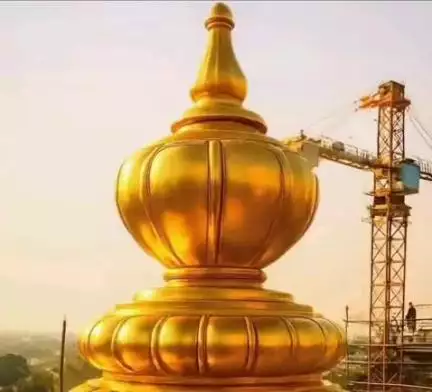 श्रीराम जन्मभूमि मंदिर के शिखर पर स्वर्ण कलश स्थापित, अयोध्या में 3 से 5 जून तक प्राण प्रतिष्ठा का आयोजन