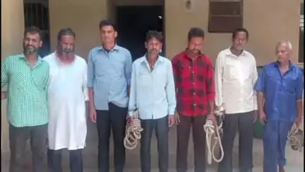 विष्णुगढ़: विष्णुगढ़ पुलिस ने सात वारंटियों को गिरफ्तार कर न्यायिक हिरासत में भेजा