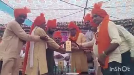 थानखम्हरिया: देवकर के निकट ग्राम जामगांव में राजपूत क्षत्रिय महासभा के कार्यक्रम में साजा विधायक ईश्वर साहू हुए शामिल