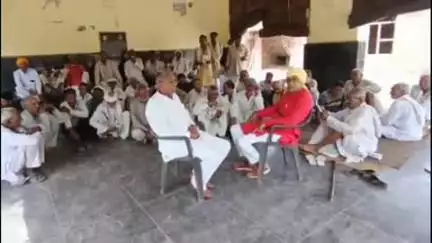 तोशाम: गांव खावा स्थित किसान भवन में 4 जून को होने वाले प्रतिमा अनावरण व गौशाला उद्घाटन समारोह के लिए प्रचार अभियान ज़ोरों पर