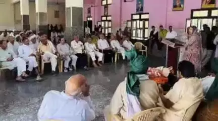 बहादुरगढ़: इनेलो का शहरी जिला अध्यक्ष बनने पर रामनिवास सैनी का नया गांव में सैनी समाज ने किया अभिनंदन
