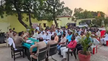 महाराजगंज: बकरीद को लेकर श्यामदेउरवा थाना में पीस कमेटी की बैठक हुई