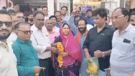 सोजत: सोजत रोड में कृषि मंडी से ओवर ब्रिज तक सीसी सड़क निर्माण की स्वीकृति पर सोजत विधायक शोभा चौहान का स्वागत किया गया