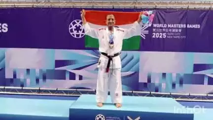 भोरंज: भोरंज के रणवीर ठाकुर ने ताइवान में लहराया भारत का परचम, विश्व मास्टर गेम्स में जीता स्वर्ण पदक