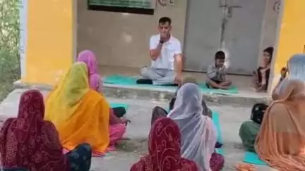 कोटड़ी: आकोला में अंतर्राष्ट्रीय योग दिवस की तैयारी जोर-शोर से चल रही है