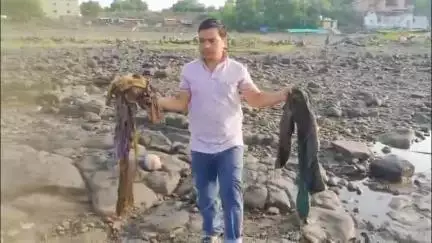 बड़वाह: बड़वाह के नर्मदा घाट पर श्रीराम भक्त प्रभात फेरी मंडल व हनुमान भक्त मंडल की टीम ने चलाया सफाई अभियान