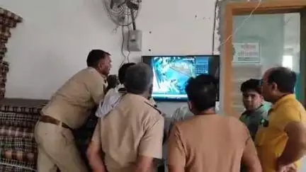 श्रीविजयनगर के खाटू श्याम मंदिर के बाहर से मोटरसाइकिल चोरी की वारदात, पुलिस खंगाल रही सीसीटीवी कैमरे