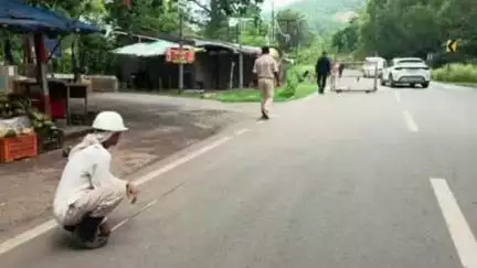 पोटका: विरोध के बीच भारी सुरक्षा में यूसील की अधिग्रहित भूमि का सीमांकन किया गया