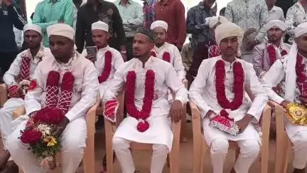 વડોદરા દક્ષિણ: તાંદલજા વિસ્તાર માં મસ્જીદે અકશા કમિટી ટ્રસ્ટ દ્વારા પ્રથમ સમૂહ લગ્નનું આયોજન કરવામાં આવ્યું