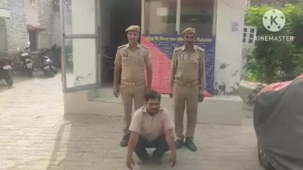 सिरसागंज: दक्षिण क्षेत्र के थाना में पुलिस ने शांति भंग के आरोपी को किया गिरफ्तार, की गई कार्रवाई