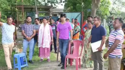 नामकुम: हरातु बस्ती में भूमि विवाद: विधायक ने ग्रामीणों और रेलवे अधिकारियों के साथ की बैठक