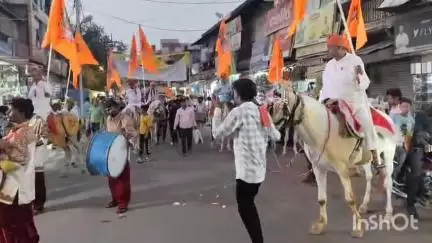 गुना नगर: गुना में राजपूत समाज ने मनाई वीर शिरोमणि महाराणा प्रताप जी की जयंती, प्रताप छात्रावास मैदान से निकाला चल समारोह