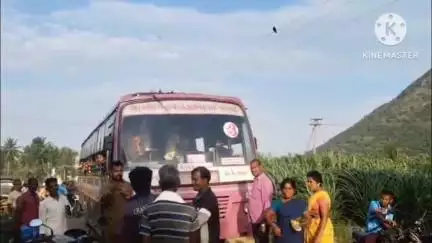 வாணியம்பாடி: விஜிலாபுரத்தில் அரசு பேருந்தை வழிமறித்து, பேருந்து நடந்துனரிடம் வாக்குவாதத்தில் ஈடுபட்டு கன்னத்தில் தாக்கிய மதுபோதை இளைஞர்
