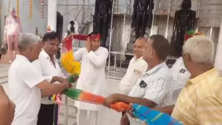 माण्डलगढ़: श्री चवलेश्वर पार्श्वनाथ दिगंबर जैन धर्म के तीर्थ स्थल आध्यात्मिक वैभव और शांति के प्रेरणा स्रोत हैं: विधायक मीणा