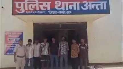 मांगरौल: अंता पुलिस ने पेट्रोल पंप लूट की योजना बना रहे 7 आरोपियों को किया गिरफ्तार, मांगरोल थानाधिकारी को सौंपी जांच