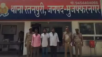 बुढ़ाना: रतनपुरी थाना पुलिस ने 3 वारंटियों को गिरफ्तार कर न्यायालय में किया पेश