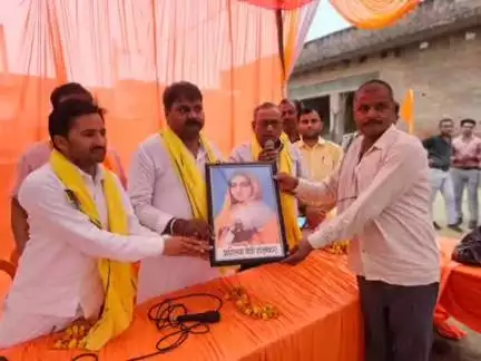 बिल्हौर: पलिया बुजुर्ग में बिल्हौर विधायक ने मनाई अहिल्याबाई होल्कर की जयंती