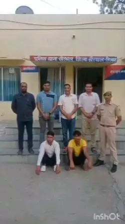 खैरथल में एटीएम लूट के दो आरोपियों को गिरफ्तार किया गया, दोनों पर ₹20-20 लाख का इनाम था