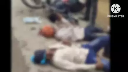 ग्रामीण चेताते रहे, हादसा हो ही गया- भिलाई बाजार के पास हाइवा की टक्कर से दो युवक घायल, प्रशासनिक लापरवाही फिर उजागर
