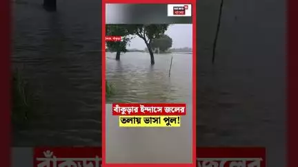 Bankura-র ইন্দাসে জলের তলায় ভাসা পুল! #shorts