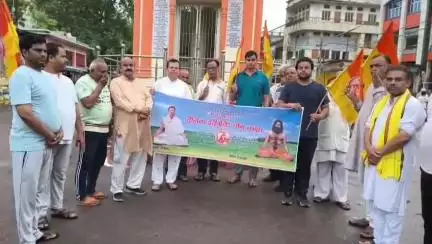 ललितपुर: ललितपुर में भारत योग समिति एवं पतंजलि योग समिति के संयुक्त तत्वाधान में योग जन जागरण रैली निकाली गई