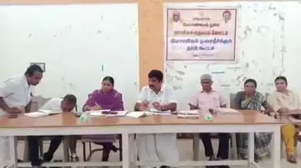 நாமக்கல்: ஊராட்சி ஒன்றிய அலுவலகத்தில் விவசாயிகளின் கேள்விகளுக்கு நாமக்கல் எம்.பி உடனடியாக பதில் அளித்தார்