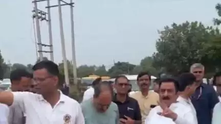 थानेसर: हरियाणा के पूर्व राज्य मंत्री सुभाष सुधा ने राज्य स्तरीय योग कार्यक्रम स्थल मेला ग्राउंड का निरीक्षण किया