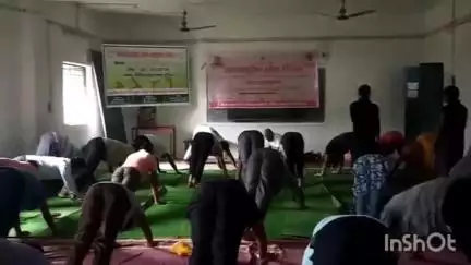 जशपुर: योग महाकुंभ के छठे दिन जशपुर जिले के 19 गांवों में किया गया योग, बारिश के कारण स्कूल और पंचायत भवनों में हुआ योग