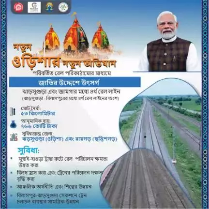 নতুন ওড়িশার নতুন অভিযান
পরিবর্তিত রেল পরিকাঠামোর মাধ্যমে
#RailInfra4Odisha