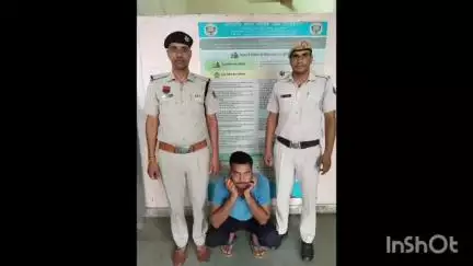 रेवाड़ी: टैंकर से तेल चोरी करने के मामले में एक आरोपी गुजरीवास से किया गया गिरफ्तार