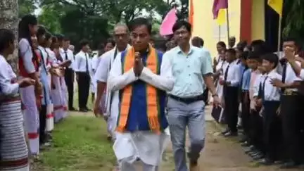 অমরপুর: নোয়াবাড়ি HS স্কুল কর্তৃক পরিচালিত নোয়াবাড়ি ব্লক রিসোর্স সেন্টারের উদ্বোধনী অনুষ্ঠানে উপস্থিত বিধায়ক