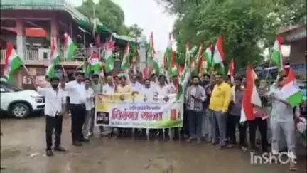 बारां: भाजपा कोयला एवं बारां देहात मंडल ने कोयला में निकाली तिरंगा यात्रा
