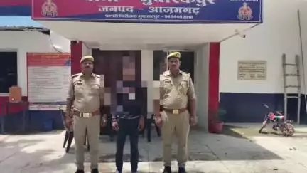 आज़मगढ़: मुबारकपुर पुलिस ने किशोरी को अगवाकर दुष्कर्म करने वाले अभियुक्त को रोडवेज तिराहा से गिरफ्तार कर चालान किया