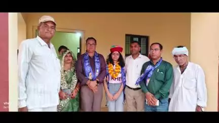 रतनगढ़: गांव गोलसर निवासी प्रियंका मेघवाल का नीट में चयन होने पर अंबेडकर नवयुवक मंडल ने किया स्वागत अभिनंदन