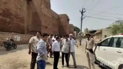 फलौदी: फलौदी दुर्ग में आयोजित जिला स्तरीय योग दिवस कार्यक्रम की तैयारियों का जिला कलक्टर ने लिया जायजा