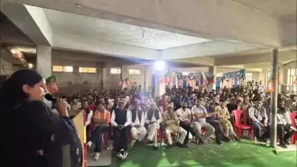 रेणुका: विकसित भारत संकल्प अभियान के तहत रेणुका में कार्यक्रम, विधायक रीना कश्यप ने मोदी सरकार के 11 वर्ष पूरे होने की बात कही