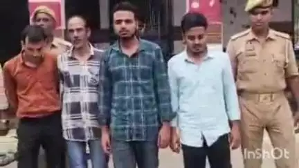 संभल: संभल कोतवाली पुलिस ने जामा मस्जिद के सर्वे के दौरान हुई हिंसा में वांछित 4 आरोपियों को कोट गर्वी से किया गिरफ्तार