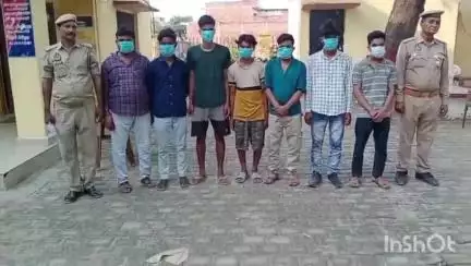 बिलग्राम: सांडी के पीपल तिराहा पर दो पक्षों के मारपीट के मामले में पुलिस ने 7 लोगों को किया गिरफ्तार