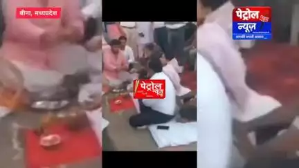 मऊगंज: शिलान्यास में अपना नाम न देख भड़के उपाध्यक्ष, कुदाल से तोड़ दी शिला
