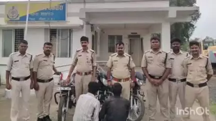 बुदनी: शाहगंज पुलिस ने बाइक चोर गिरोह के दो सदस्यों को पकड़ा, 3 बाइक ज़ब्त