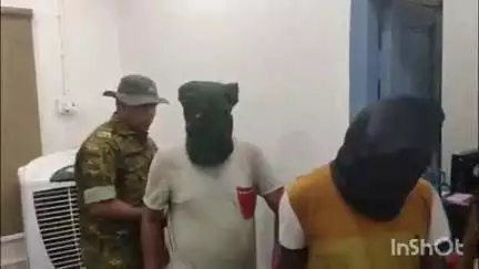 जामताड़ा: जामताड़ा पुलिस ने बगरूडीह क्रेशर के पास तीन साइबर अपराधियों को किया गिरफ्तार, साइबर थाने में दी जानकारी