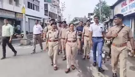 વડોદરા ઉત્તર: નવાપુરા વિસ્તાર પોલિસ દ્વારા પેટ્રોલિંગ હાથ ધરવામાં આવ્યુ