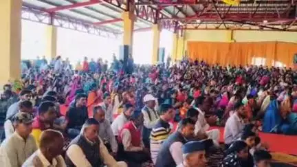 पाटी: माँ बाराही धाम देवीधुरा में सात दिवसीय श्रीमद् भागवत कथा में उमड़ा भक्तों का सैलाब
