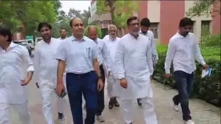 नूह: नूह कांग्रेस विधायक आफताब अहमद ने शहीद हसन खान मेवाती मेडिकल कॉलेज, नलहड़ का दौरा किया