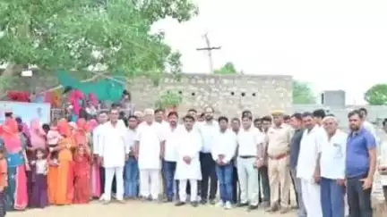 बायतु: बाटाडू में वंदे गंगा जल संरक्षण जन अभियान का आयोजन, जल संरक्षण का दिया गया संदेश