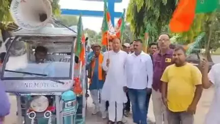 গোয়ালপোখর ১: বিজেপির রাজ্য সভাপতি সুকান্ত মজুমদারের উপর হামলার প্রতিবাদে গোয়ালপখর থানায় বিক্ষোভ বিজেপির