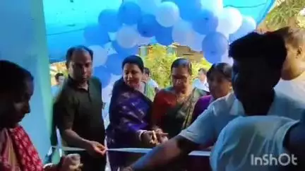 গাইঘাটা: সরুইপুর বটতলা ICDS সেন্টারের উদ্বোধনী অনুষ্ঠানে উপস্থিত BDO সহ অন্যরা