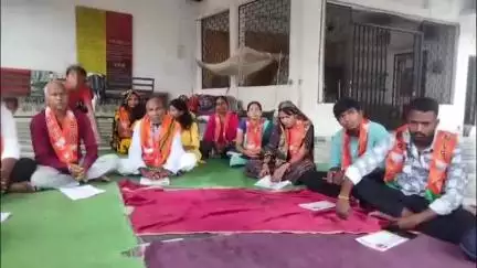 मंडला: प्रधानमंत्री नरेंद्र मोदी के प्रधानमंत्री पद के 11 वर्ष पूर्ण होने पर मंडला के किला वार्ड में कार्यक्रम आयोजित
