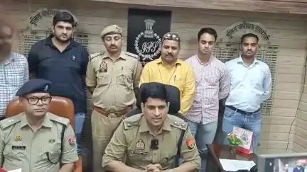 रायबरेली थाना महराजगंज लूट का खुलासा sp रायबरेली के द्वारा